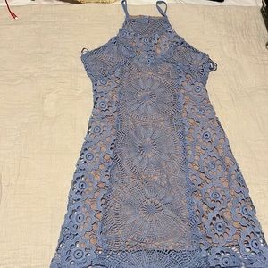 Blue dress